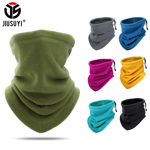 Men Women Fleece Neck Warmer Winter Neck Gaiter Cold Weather Ski Face Mask  Scarf