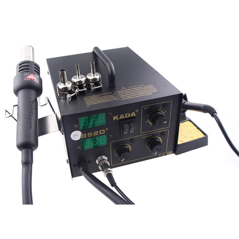 2 pcs Express Free shipping Hot sales KADA 852D+ welding station rework station 110V or 220V ► Photo 1/3