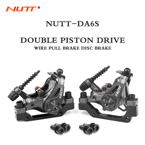 NUTT DA6S Electric Bilateral Brakes MTB Dual Piston Drive Disc Brake Caliper Mountain Bike Brake 160mm Rotor Bicycle Parts ► Photo 1/6