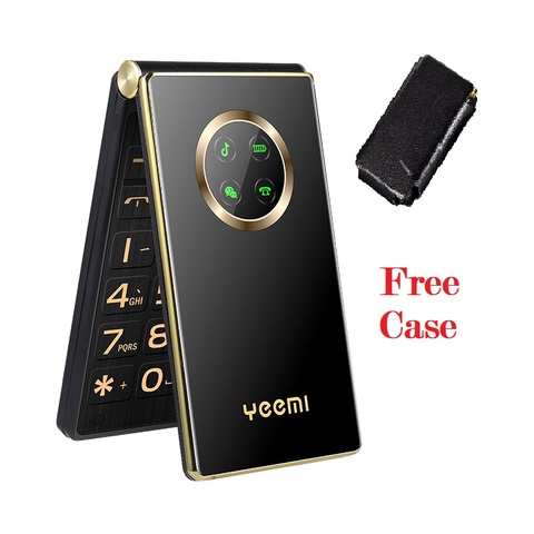 Free Case 3G WCDMA 2G GSM Loud Sound Cover Elderly Mobile phone Quick Dial SOS Blacklist Torch Large Key Camera ► Photo 1/6