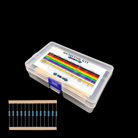 30 Kind Film Resistor Assorted Kit Each 20 Total 600pcs with box ► Photo 1/3