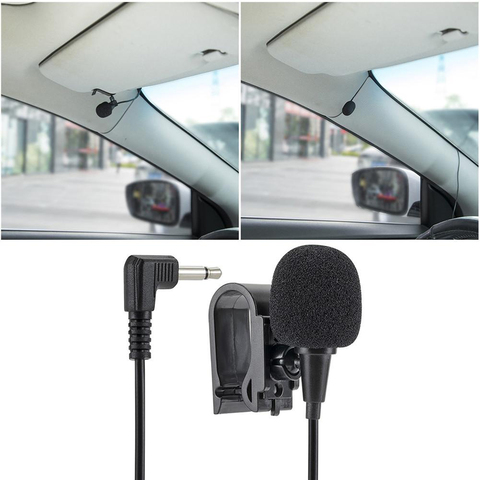 ONKAR Professional 3.5mm Microphone Car Auto Radio Stereo Mini Plug External Mic For Car DVD GPS Multimedia Navi 3M ► Photo 1/6
