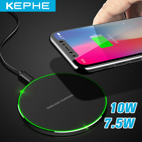 20W Fast Wireless Charger For Samsung Galaxy S10 S20 S9/S9+ S8 S7 Note 9 USB Qi Charging Pad for iPhone 12 11 Pro XS Max XR X 8 ► Photo 1/6