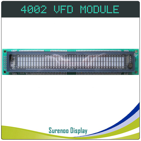 4002 40X2 402 Parallel VFD Display Screen Panel 40T202DA1J compatible with 4002 Standard LCD Module ► Photo 1/1