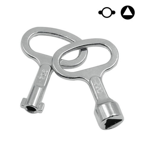 2022 NEW Universal Elevator Door Lock  Valve key wrench Utility Key Plumber Triangle Key For Electric Cabinets Metro Trains ► Photo 1/5