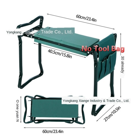 Cheap Folding Garden Kneeler and Seat Multifunctional Seat Stainless Steel Garden Stool Bearing 150KG Fast Arrive In Few Days ► Photo 1/6