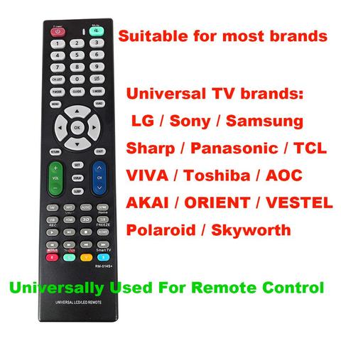 Universal TV remote control Compatible use Universal TV remote control of any brand Need to set according to the manual RM-014S+ ► Photo 1/6