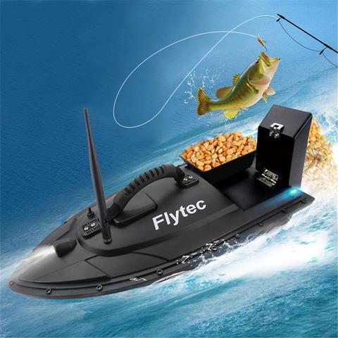 Flytec Fishing Tool Smart RC Bait Boat Toy Double Warehouse Bait Fishing Fish Finder Remote Control 500 Meter Fishing Boat ► Photo 1/6