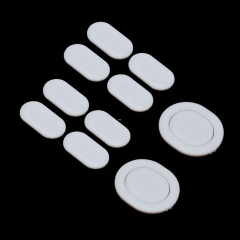 2 Sets/pack Tiger Gaming Mouse Feet Mouse Skate For Logitech G102 G PRO Wired White Mouse Glides Curve Edge ► Photo 1/6
