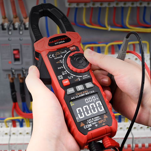 Clamp Multimeter DC Curent Clamp Meter Digital Professional True RMS  Capacitance AC DC Ohm Hz C/F Pinza Amperimetrica Tester ► Photo 1/6