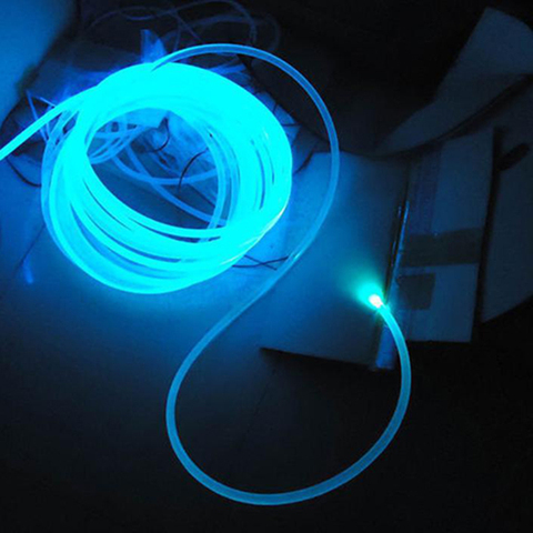 Long 1M PMMA Side Glow Optic Fiber Cable 1.5mm/2mm/3mm Diameter for Car LED Lights Bright Hogard ► Photo 1/6