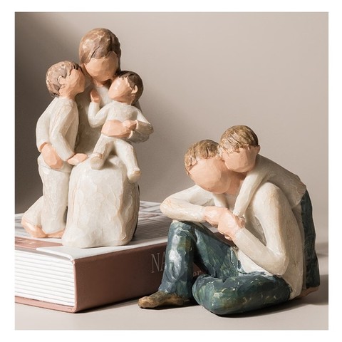 Resin Nordic Abstract figure Statue Home Furnishing Decoration  wedding gift office table store decorations crafts ornaments ► Photo 1/6