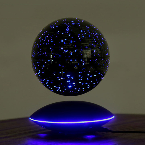 Magnetic Levitation Floating Globe 6inch Colorful Starry Sky Ball Light Power-Off Protection Smart Adsorption 360 Auto Rotating ► Photo 1/6