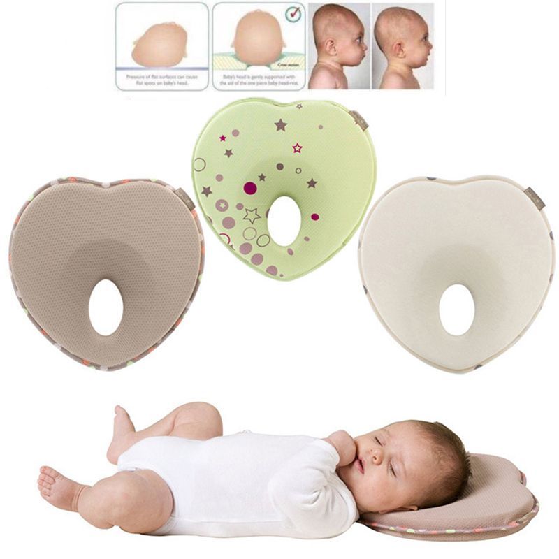 Baby Pillow Infant Newborn Cushion Prevent Flat Head Sleep Nest Pod Anti Roll 