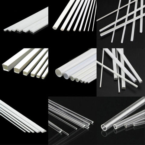 5 x ABS Styrene/Acrylic Strip Tube Stick Angle Model Building Craft Architecural ► Photo 1/6