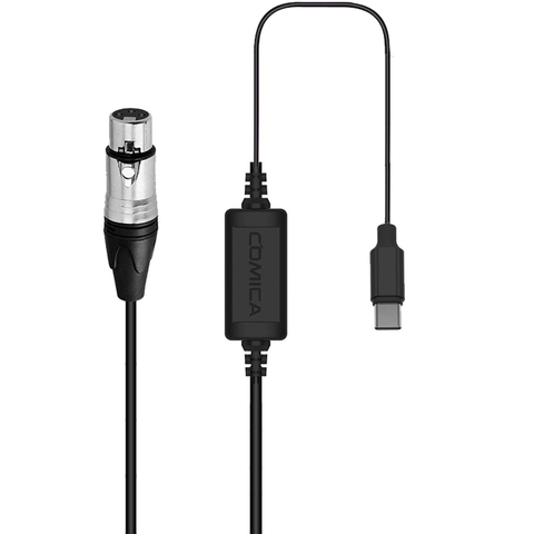 COMICA CVM-XLR-UC XLR to USB C Microphone Cable, XLR Female to USB C Audio Adapter for USB Type C Smartphones ► Photo 1/4