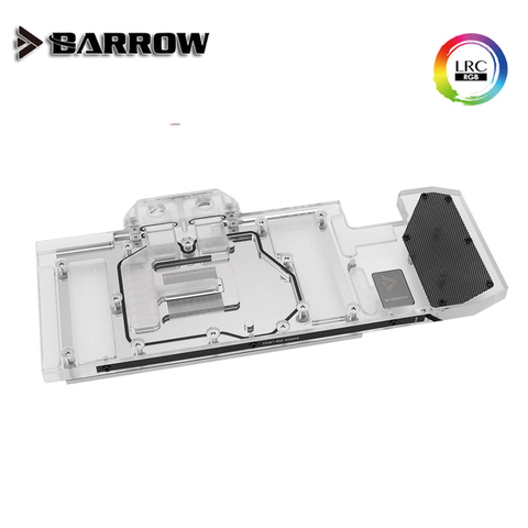 Barrow Full Coverage GPU Water Block For MSI 3090 VENTUS 3X OC 24G / 3080 VENTUS 3X OC 10G 5V ARGB 3PIN AURA SYNC BS-MSV3090-PA ► Photo 1/5