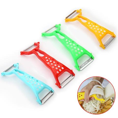 1PC New Multi-Function Vegetable Fruit Peeler Double Head Julienne Cutter Slicer Peel Gadget Knife Knives Cutlery Kitchen Tools ► Photo 1/6