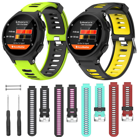 ANBEST Soft Silicone Watch Strap for Forerunner 235 220 230 620 630 735XT Watch Band Strap Silicone for Forerunner ► Photo 1/6