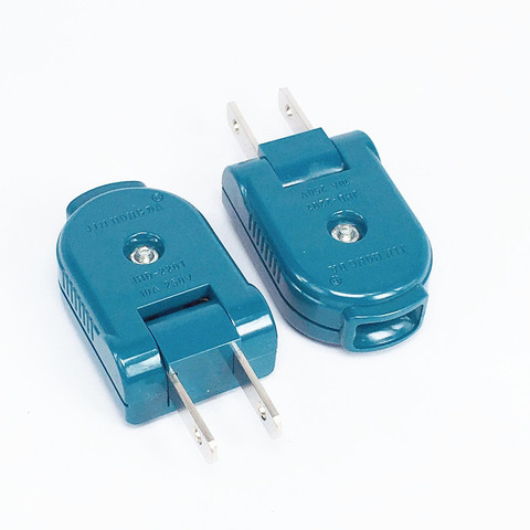 90 degree rotary power plug, American connection with two flat foot joint JHD-2201,1 pcs ► Photo 1/6