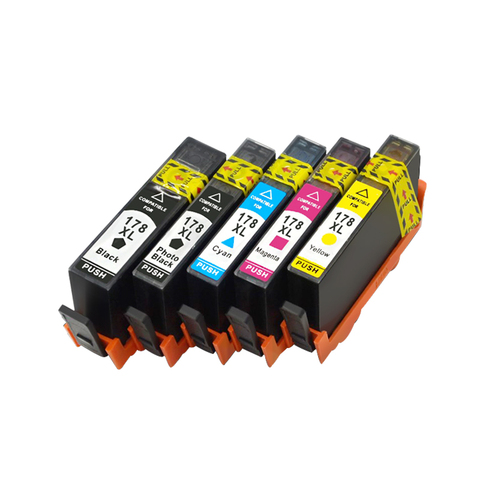 Compatible Ink Cartridge For HP 178 178XL For HP B109 B110 B210 C309 C310 C410 D5463 D5460 D5468 printers For HP178 XL 178XL ► Photo 1/5