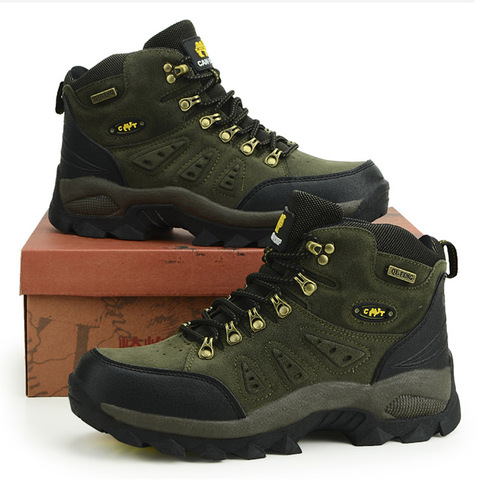 Outdoor Waterproof Hiking Boots Men Women Winter Shoes Walking Climbing Hiking Shoes Mountain Sport Boots Hunting Mens Sneakers ► Photo 1/6