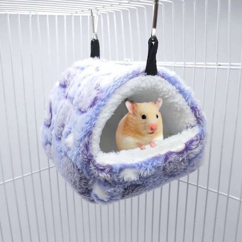 26 Styles Hamster Hanging House Hammock Cage Sleeping Nest Pet Bed Rat Hamster Toys Cage Swing Small Pets Product ► Photo 1/6