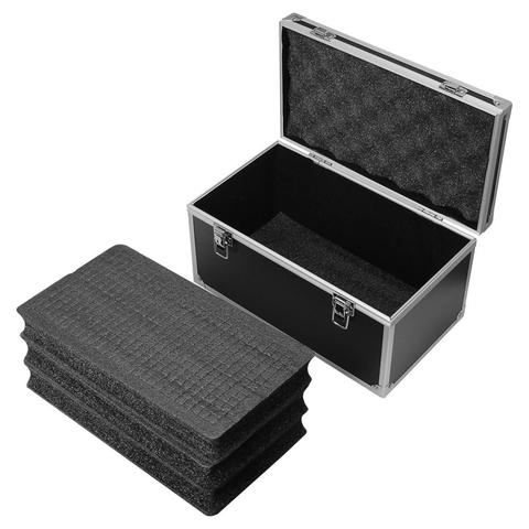 Aluminum alloy toolbox shockproof instrument box portable parts box safety equipment case Outdoor box 30x17x16cm ► Photo 1/6