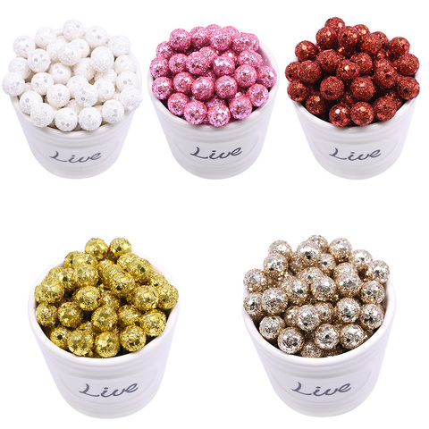 100Pcs Mini Artificial Berries DIY Glitter Cherry Flowers Stamens DIY Gift Box Wedding Christmas Party Decoration Fake Fruit ► Photo 1/6