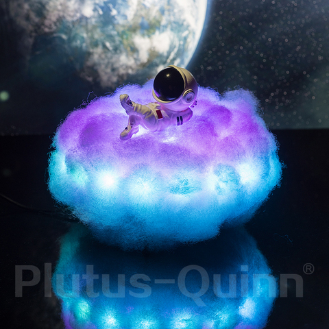2022 New Dropship LED Colorful Clouds Astronaut Lamp With Rainbow Effect As Children's Night Light Creative Birthday Gift ► Photo 1/6