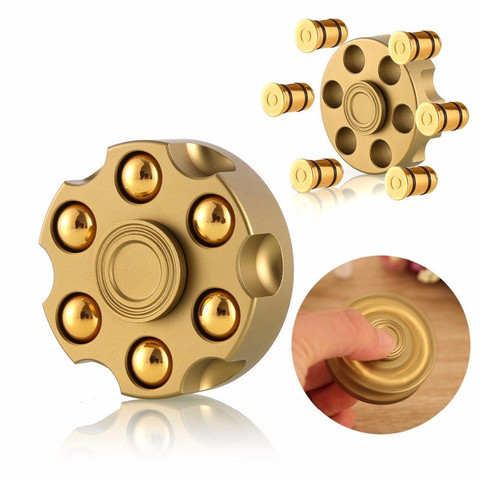 Hand Spinner Fingertip Gyro Left Wheel EDC high Speed Rotating Metal Finger Gyro Adult Anti-Street Toy for Kids ► Photo 1/6