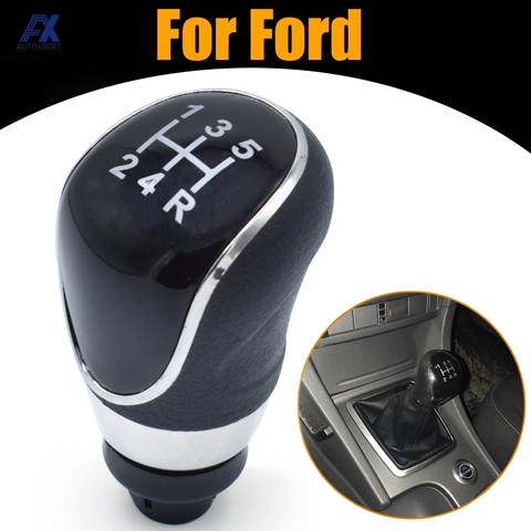 5 Speed Manual Gear Shift Stick Knob For Ford Fiesta MK7 Focus MK3 C-Max B-Max Mondeo MK4 Kuga Transit Galaxy Car Accessories ► Photo 1/6