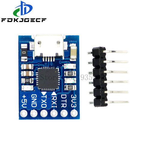 CJMCU CP2102 MICRO USB to UART TTL Module 6Pin Serial Converter UART STC Replace FT232 ► Photo 1/2