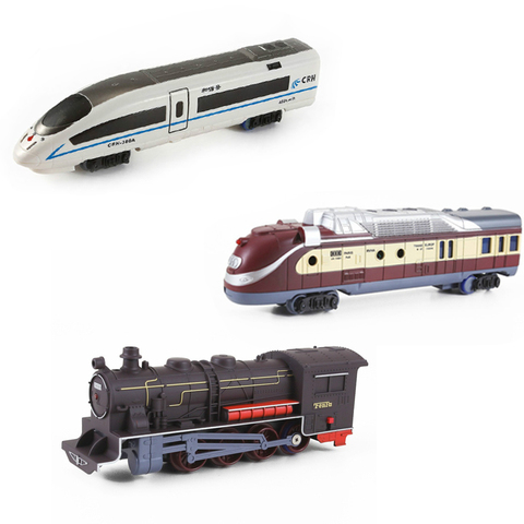 Large Electric Simulation Train Toy Electric Train Model Locomotive Architectural Sence Accessories ► Photo 1/6