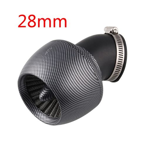 28mm/35mm/42mm/48mm Universal Motorcycle Air Filter Carbon Fiber For 150cc 250cc ATV Quad Moped Scooter Go Kart ► Photo 1/6