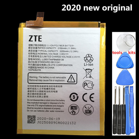 Original 3200mAh Li3931T44P8h806139 Replacement Mobile Phone Battery For ZTE Blade V9 V10 /V9Vita V10Vita/A7 Vita/A4/A5 2022 ► Photo 1/5