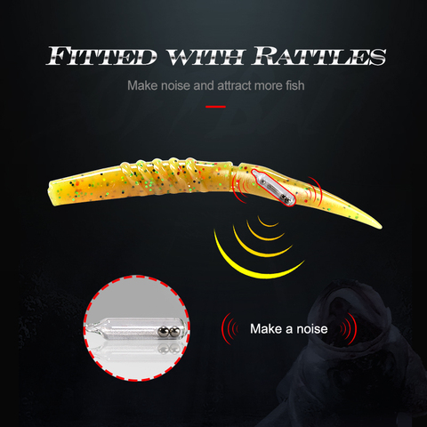 20pcs Fishing Lure Rattles Insert Tube Rattle Shake Attract Sound