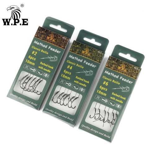 W.P.E Carp Fishing Ready  2pack Tied Chod Rigs 2#/4#/6# Metal Bait Spike Method Feeder Boilie Fishing Accessories Rig Tackle ► Photo 1/1
