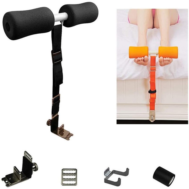 Portable Sit up Bar Abdominal Core Exercise Home Doorway Bed Sit Ups Bar 