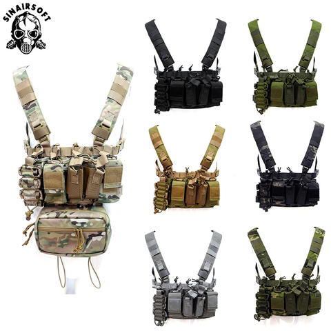 Combat Paintball Multi-pocket Tactical Equipment Military Gear Hunting Vest Chest Rig Battlefield Outdoor Camping Hiking USMC ► Photo 1/6