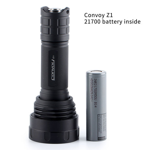 Convoy Z1 zoomable flashlight ,sst40 LED, KW CSLPM1.TG  CULPM1.TG 4modes / 12 groups, 21700 battery inside ► Photo 1/6