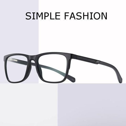 TR-90 Glasses Frame Full Rim Rectangular Eyewear with Spring Hinges Anti-Blue Ray Optical Spectacles Unisex New Arrival ► Photo 1/6