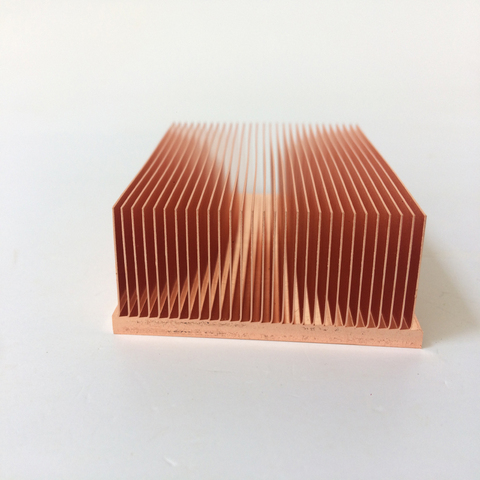 Precision copper skiving fin Heatsink Heat Sink Radiator Cooling cooler For 3D printer CHIP Electronic Chip IC LED computer ► Photo 1/6