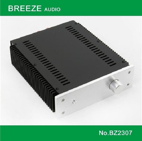 BRZHIFI BZ2307 double radiator aluminum case for power amplifier ► Photo 1/4