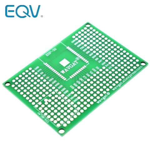 5x7CM Double Side Prototype PCB Board Breadboard Protoshield For Arduino Relay ESP8266 WIFI ESP-12F ESP-12E ESP32 ESP32S ► Photo 1/4