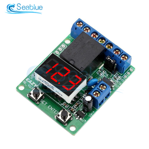 DC 12V/24V LED Digital Relay Switch Control Board Module Relay Module Voltage Detection Charging Discharge Monitor Test ► Photo 1/6