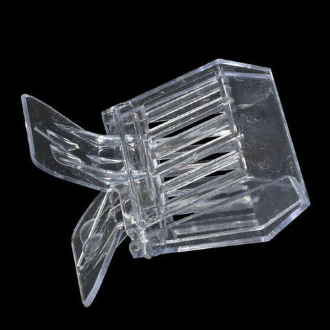 1 Pcs Bee Queen Catcher Colorless Clear Plastic Clip Cage Beekeeping Equipment Tool Beekeeper Equip Isolation Room ► Photo 1/6