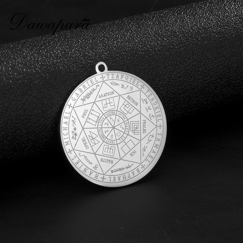 Dawapara 7 Archangels Sigil Charm DIY Accessories Pendant for Necklace Archangels Sigil Pendants Magic Amulet Protection ► Photo 1/4