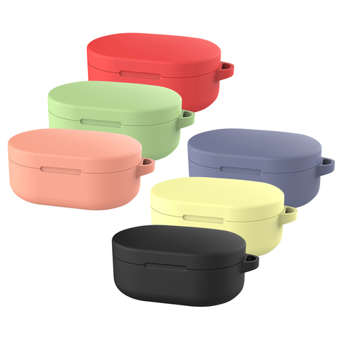 1pc Applicable Red Mi Airdots Youth Version Of The Headset Set Xiaomi Bluetooth Headset Silicone Protective Cover Accessories ► Photo 1/6