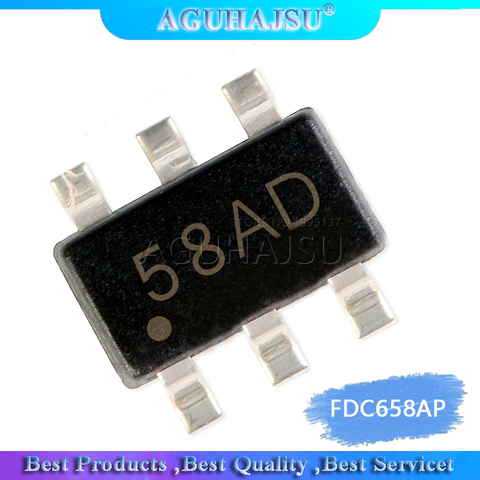 10pcs FDC658AP  SMD 6-pin screen printing 58AP 58A LCD logic board IC chip ► Photo 1/1